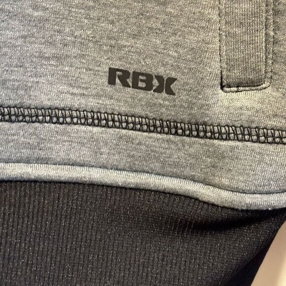 RBX Reebok Women’s Tempo Scuba Bomber Jacket Gray with Black Size Small - Picture 14 of 15